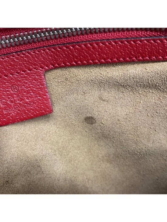 Gucci Backpack Sac GG Spruce Multian Small Back Bordeaux Beige Multi Leather main image 12